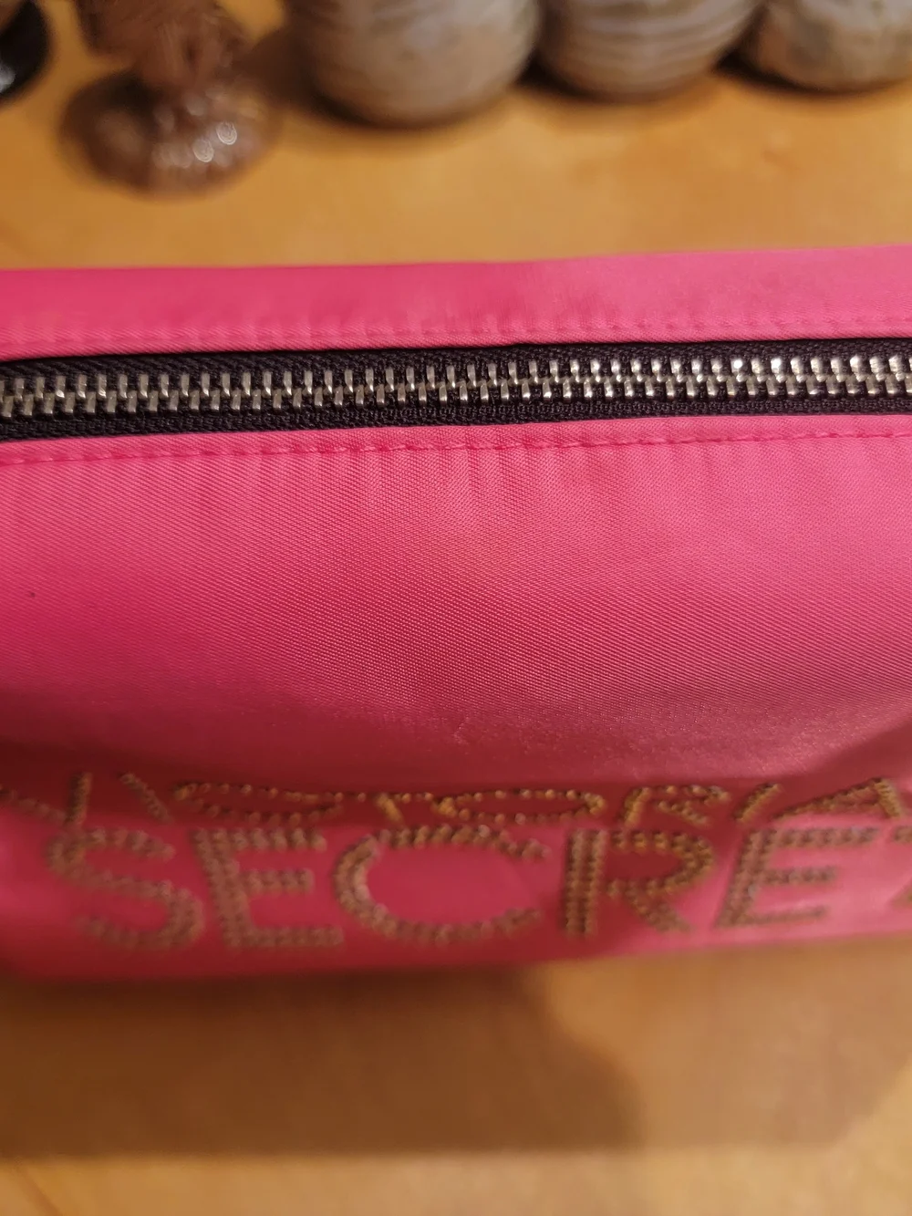 Victoria's Secret Pink Studded Cosmetic Bag